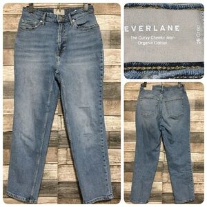 Everlane Blue Curvy Cheeky Jeans